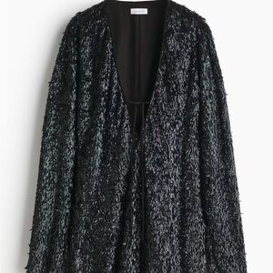 Embellished V-Neck H&M dress